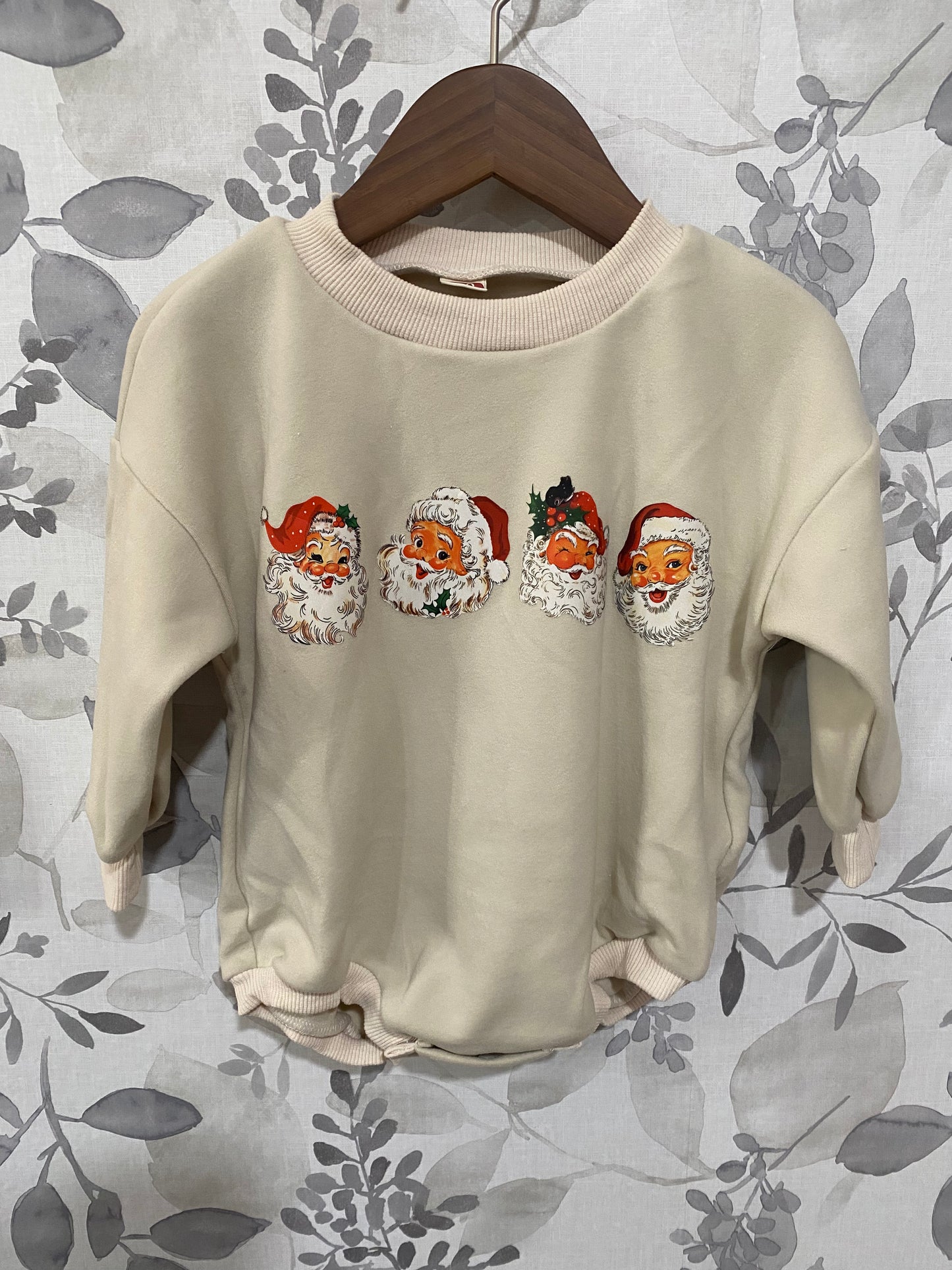 Vintage Santa Bubble Romper