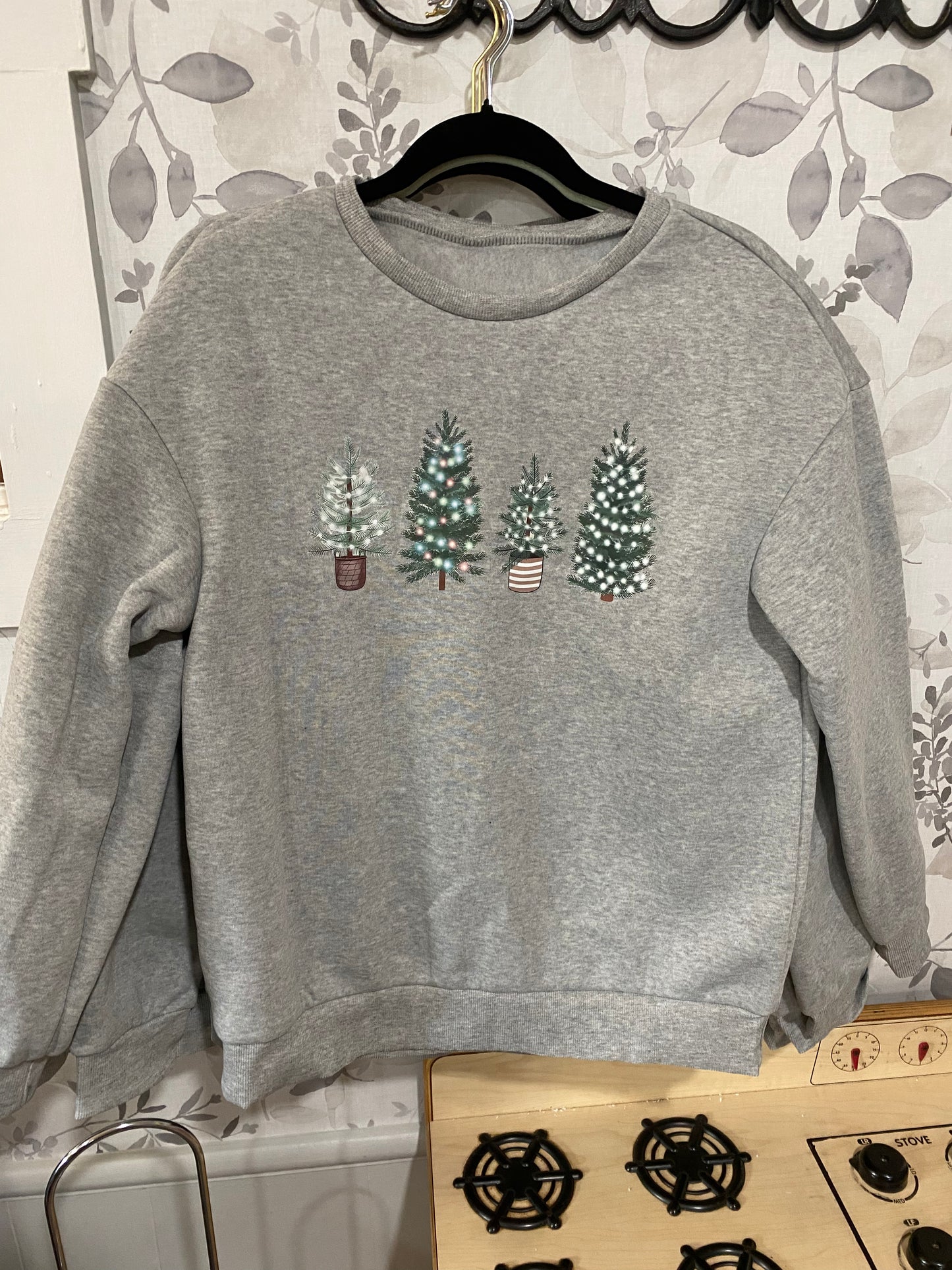Lighted tree sweatshirt