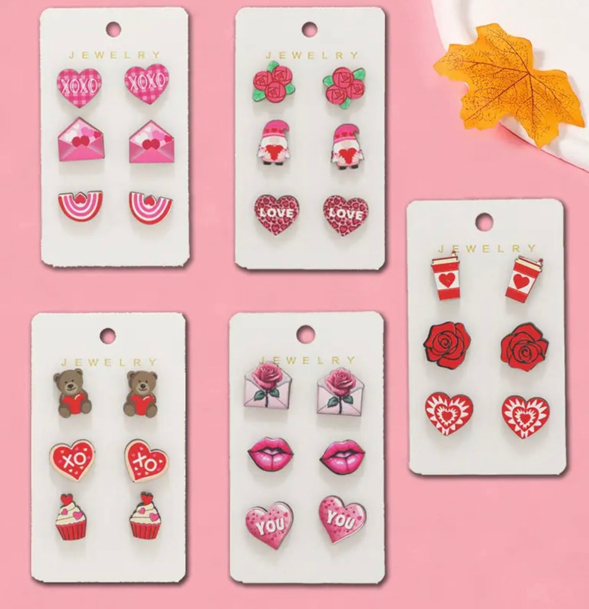 Valentines Stud Earrings