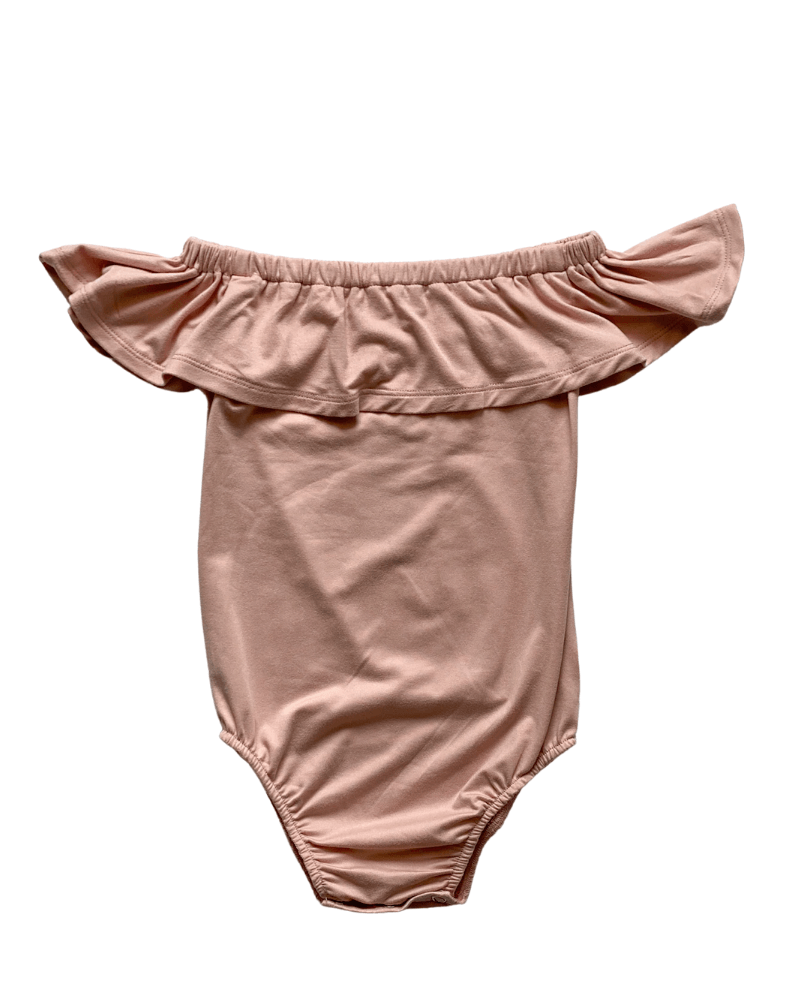 Isla Flutter Sleeve Leotard - Kiss & Cream