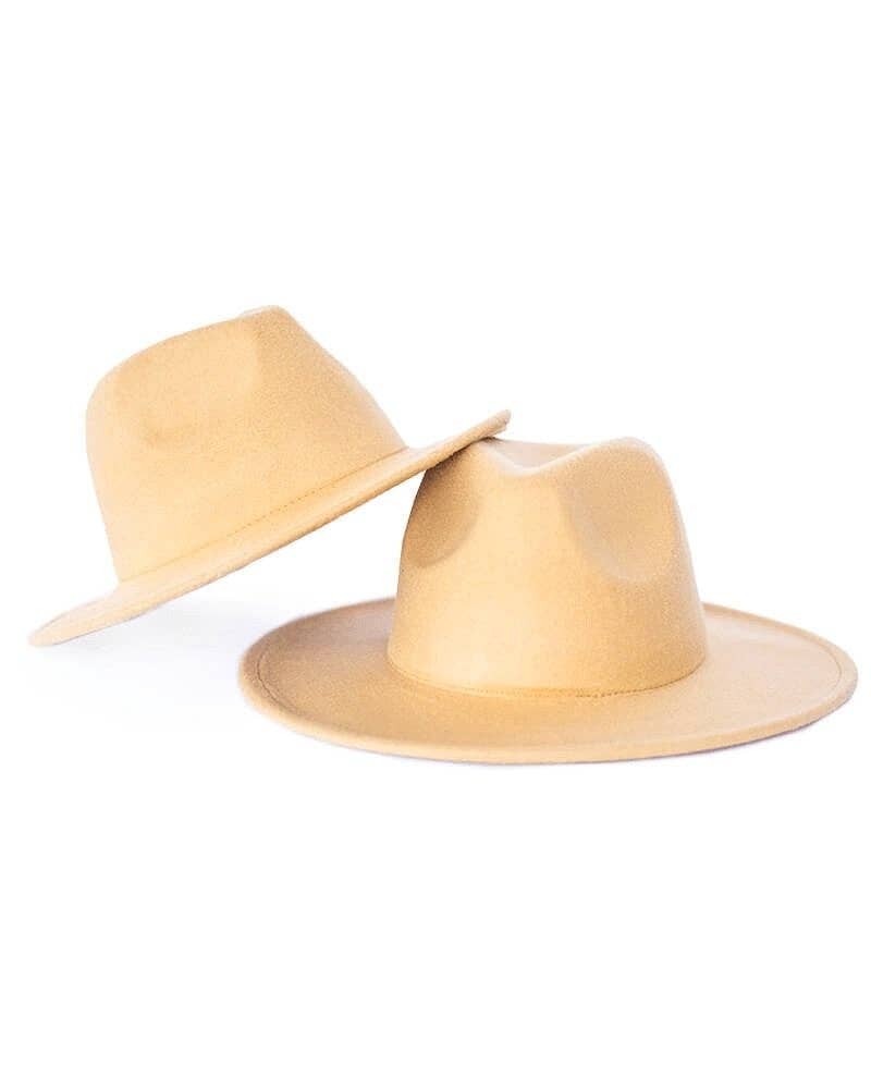 Bailey's Blossoms - CHILD SIZE Bordeaux Flat Brim Hats