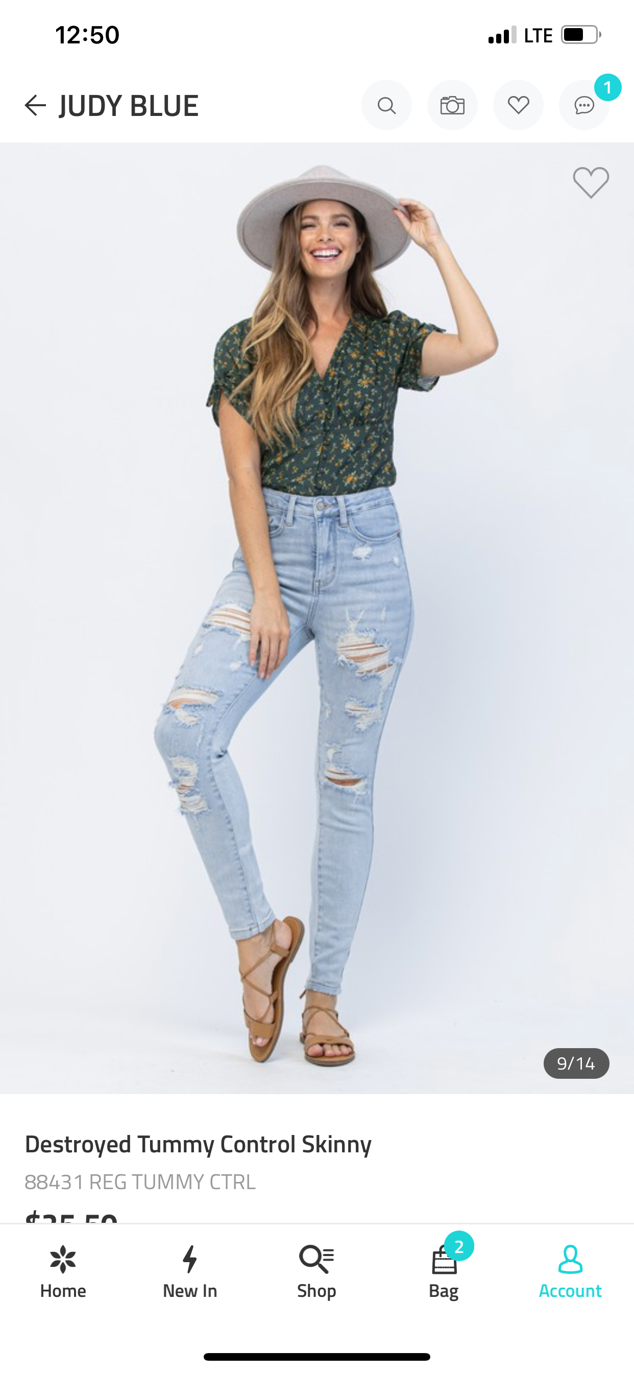 Judy Blue-Tummy Control Jean