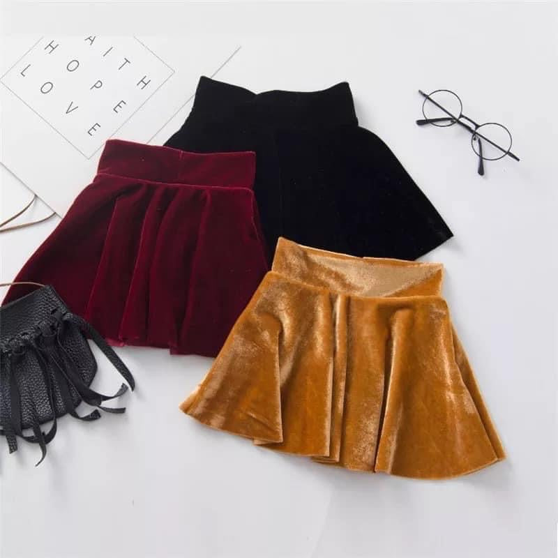 Velvet skirts