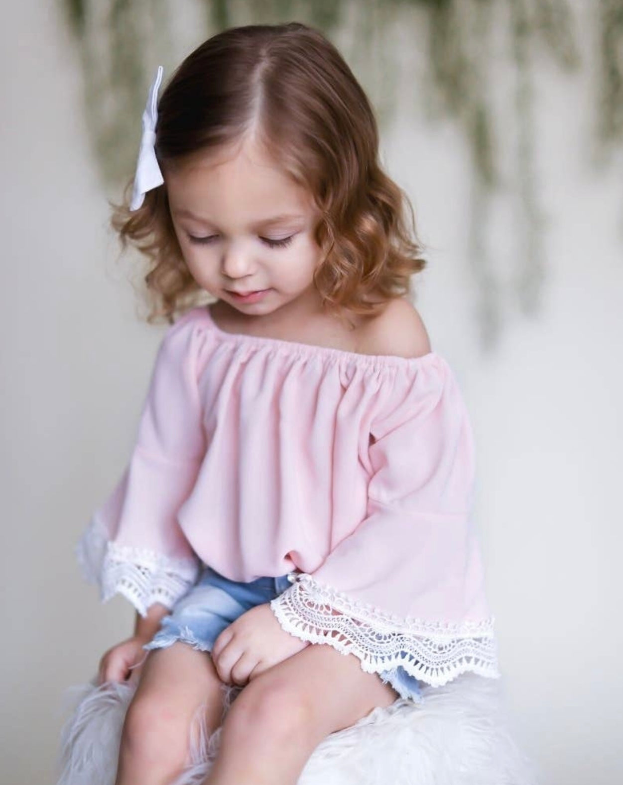 Bella Long Sleeve Bubble Romper - Light Pink