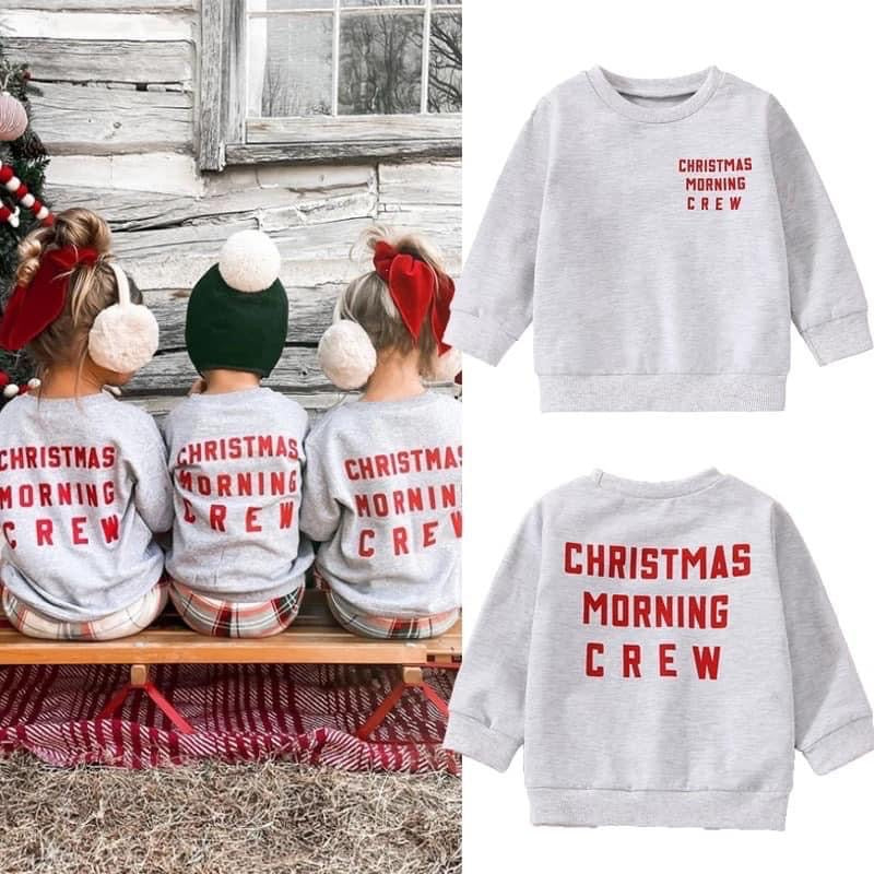 Christmas morning crew sweatshirt