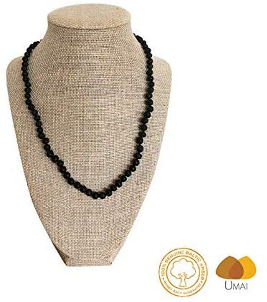 Raw Cherry Amber Adult Necklace