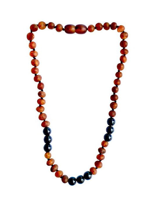 Amber + Shungite Radiation Blocker Baby Necklace
