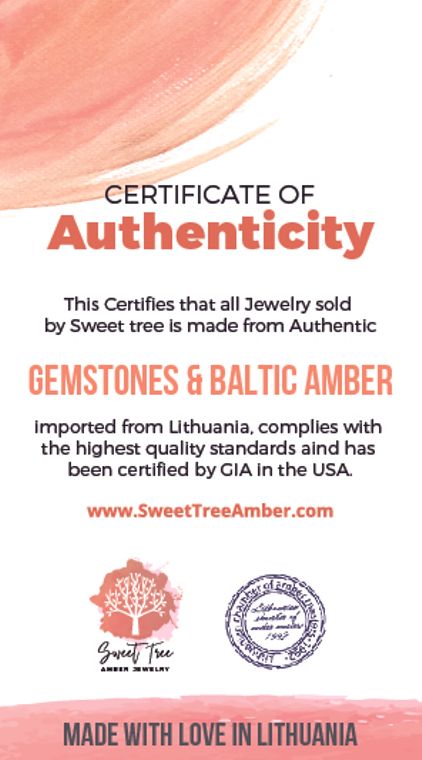 Amber + Shungite Radiation Blocker Adult Necklace