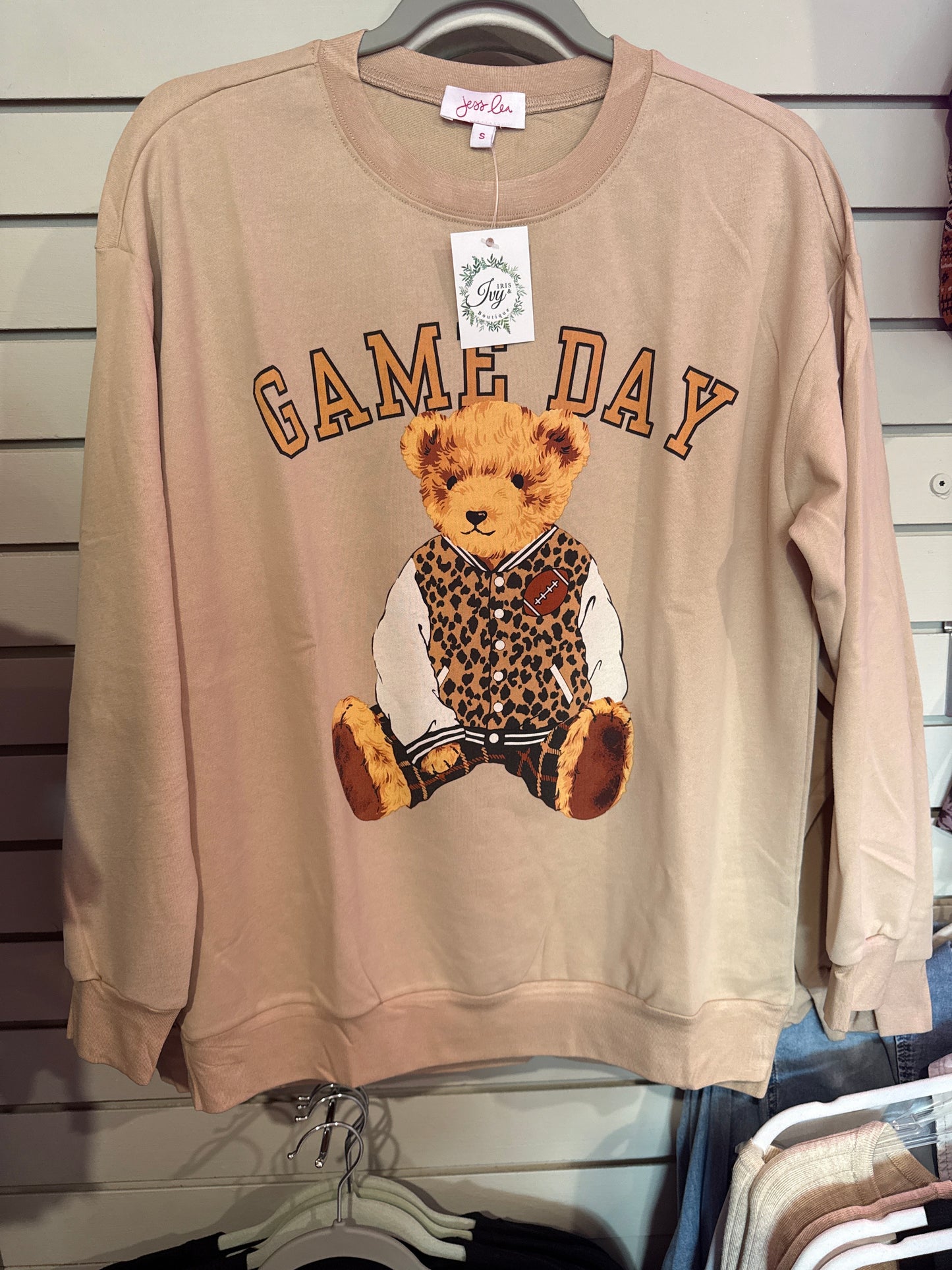 Cheetah game day pullover