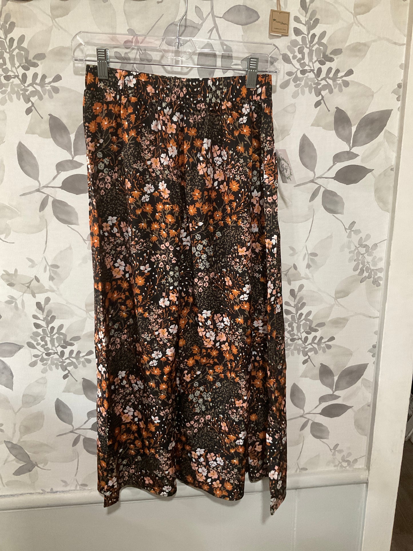 Brown/Black Midi Skirt