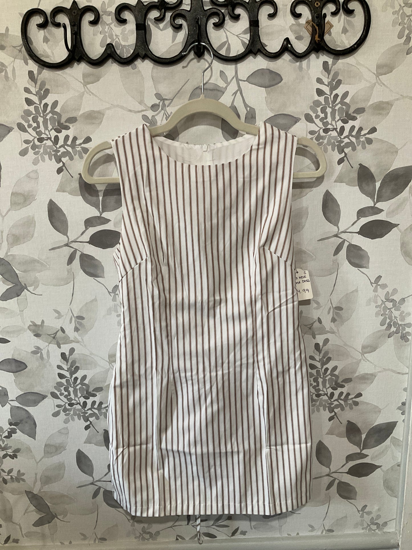 Round Neck Striped Dress