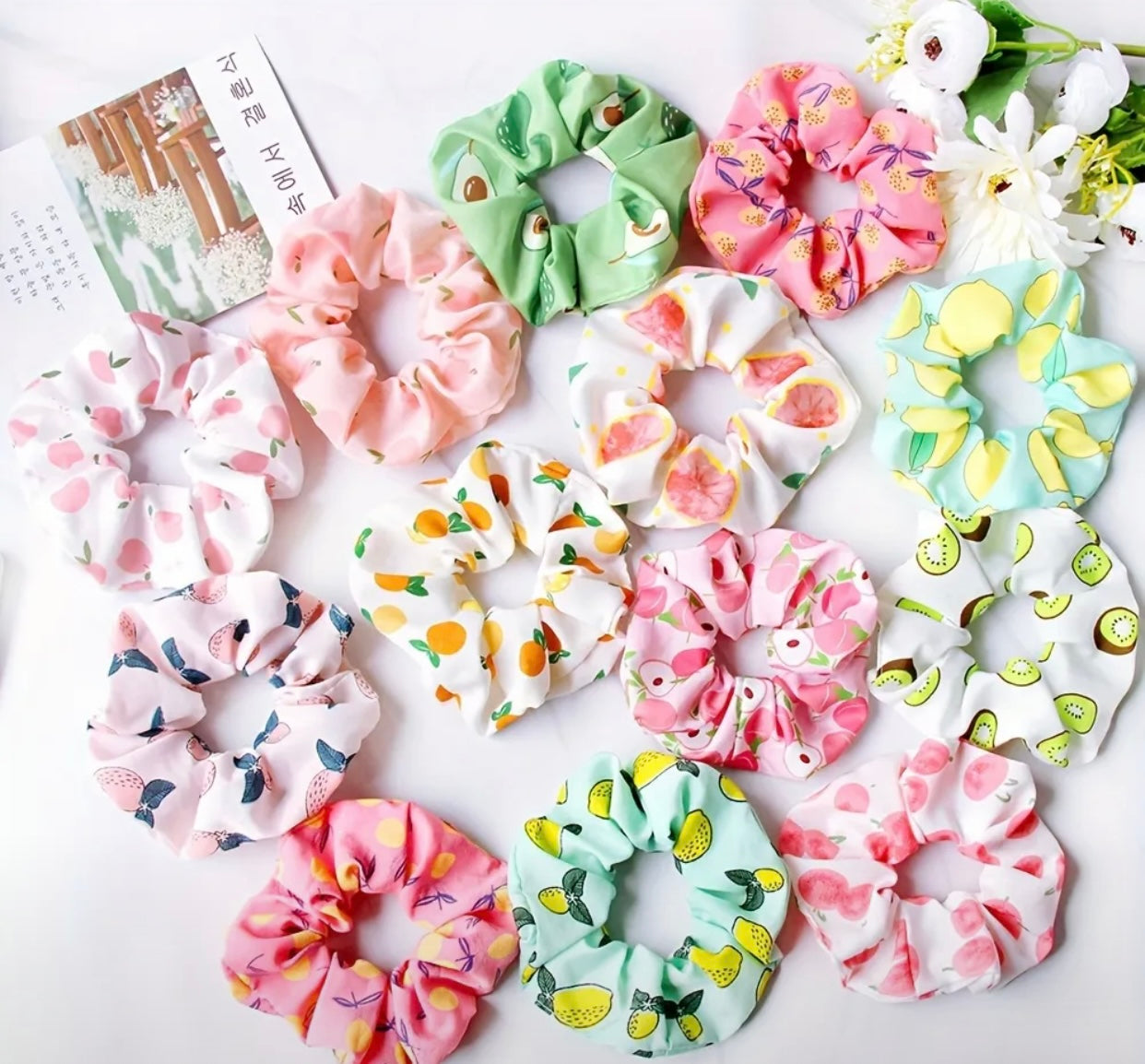 Fruit scrunchies