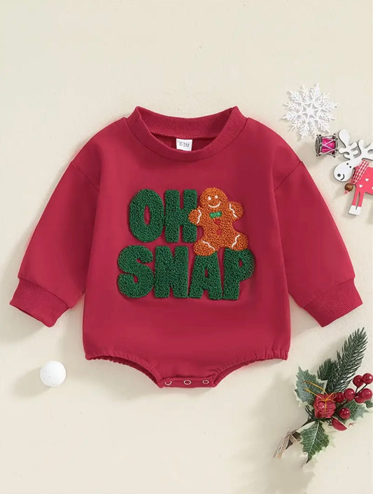 Oh snap bubble romper