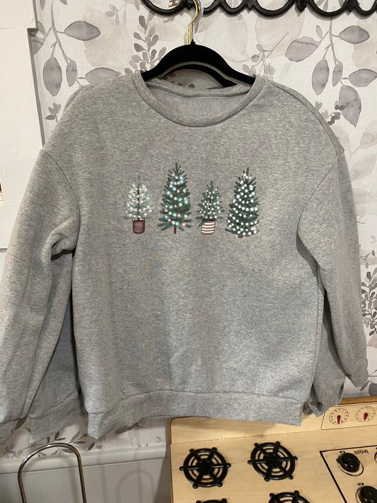 Lighted tree sweatshirt