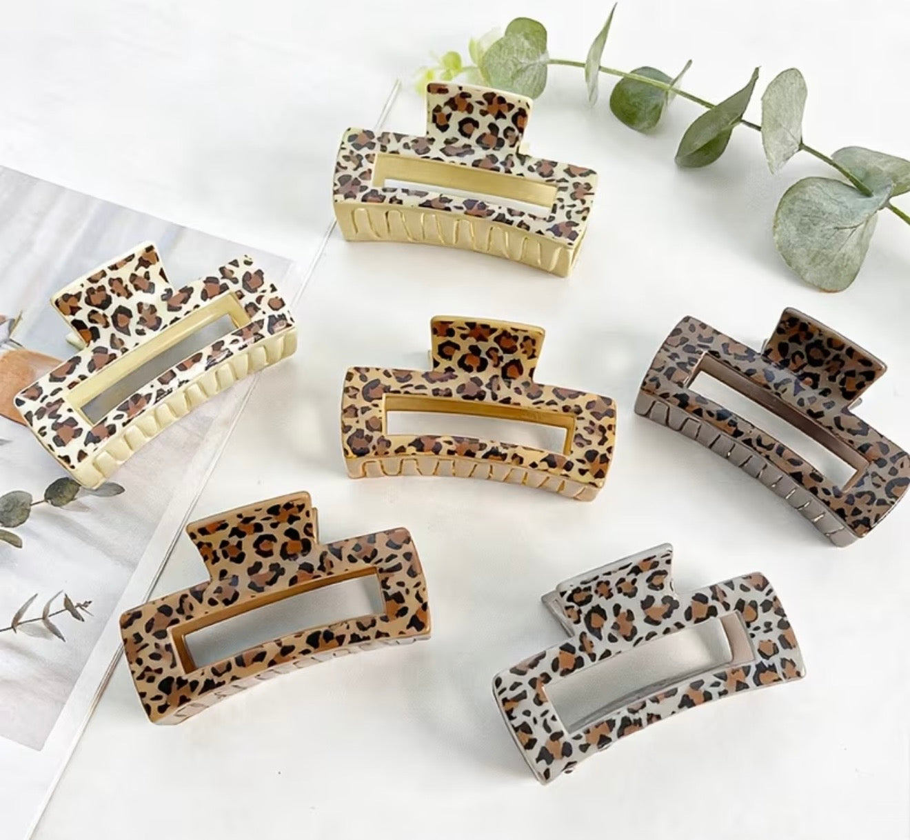 Leopard Claw Clip