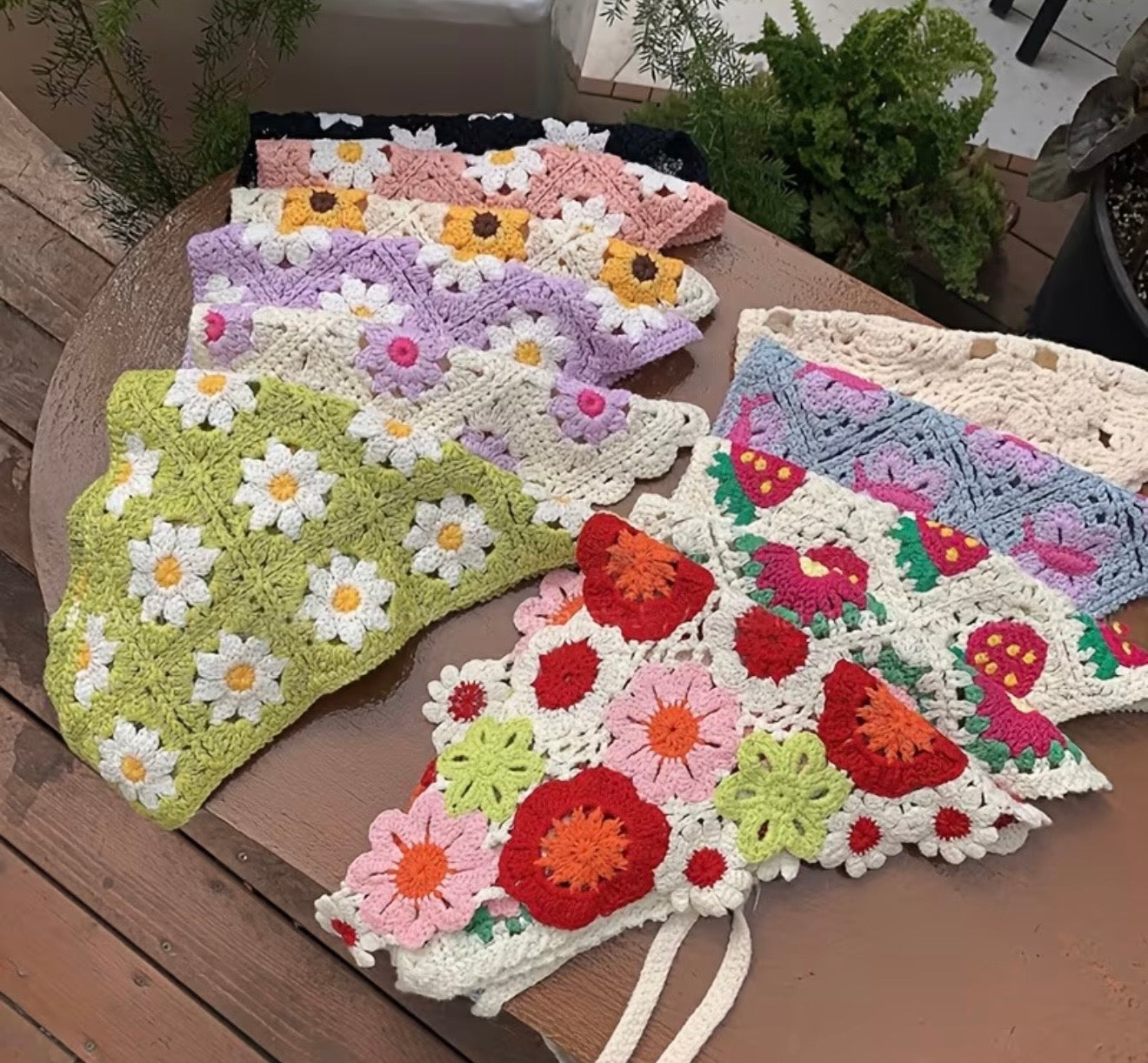 Crochet scarf