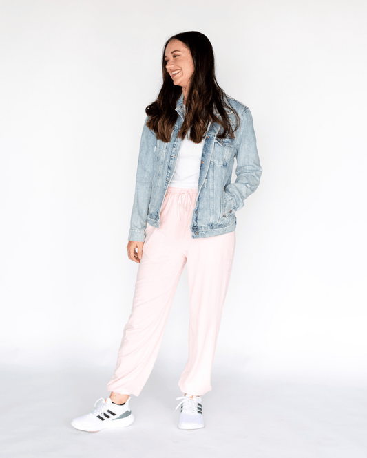 Noah Athleisure Joggers - Pastel Pink (Womens)