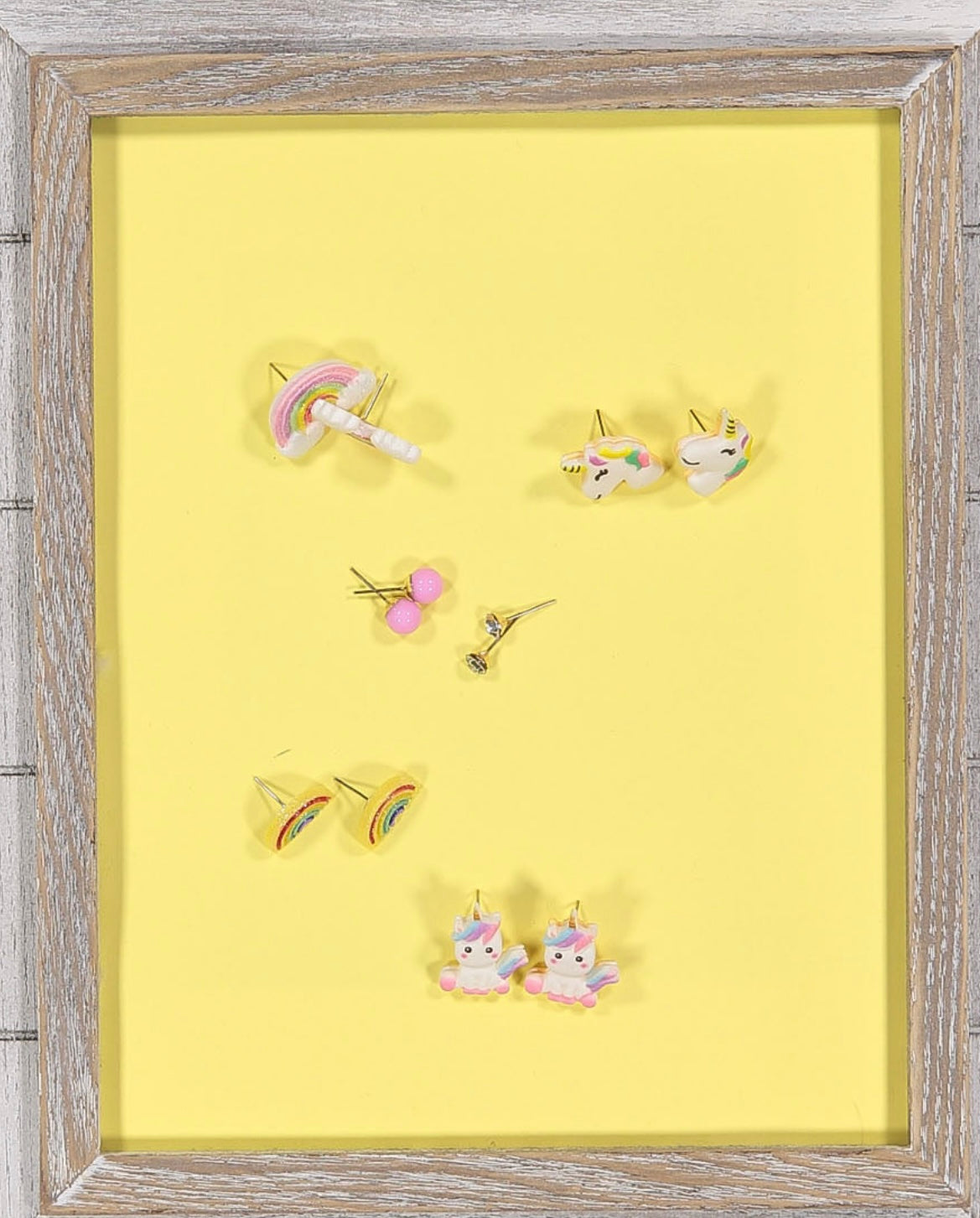 Unicorn and Rainbow Earring Set