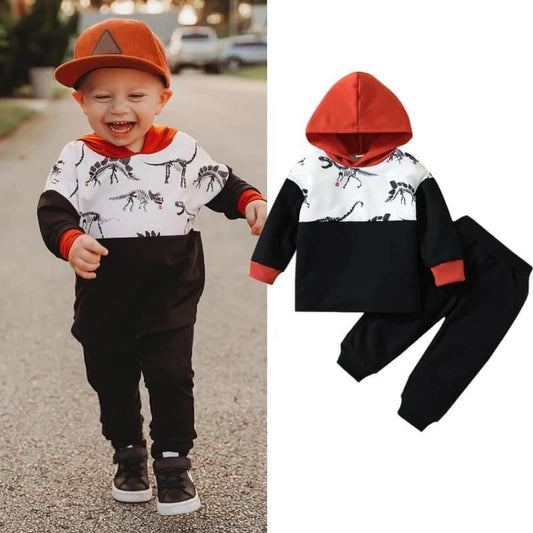 Hooded Rust Dino Set