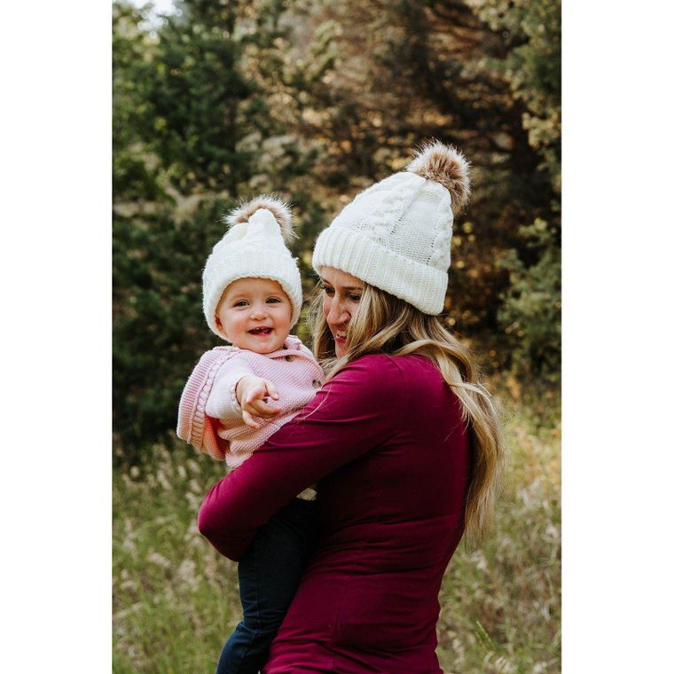 Mommy + Me Hats (White)